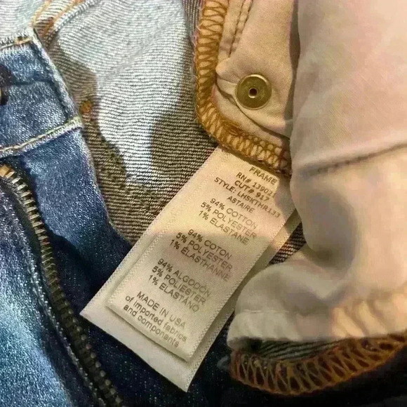 Frame Womens Denim Le High Skinny size 24 Tulip Hem In Astaire - Picture 6 of 9